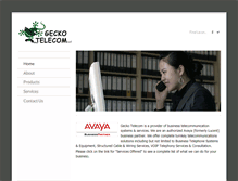 Tablet Screenshot of geckotel.com